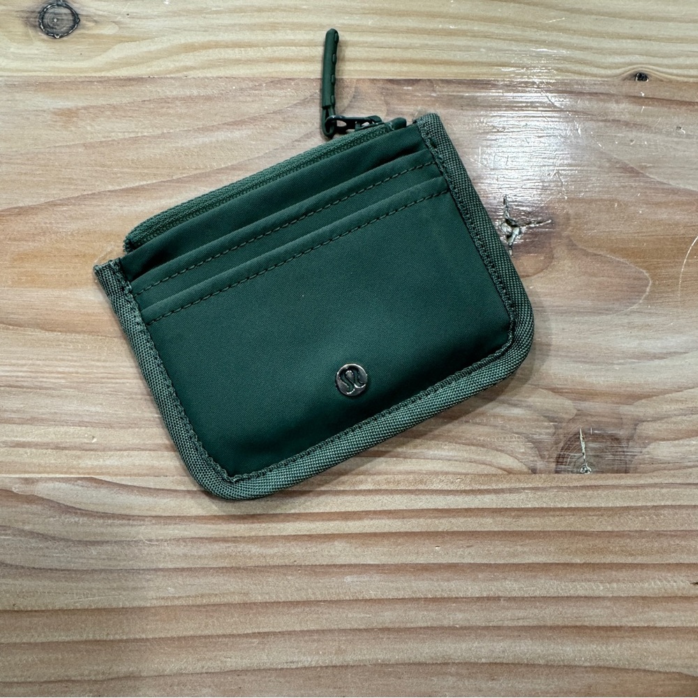 Green Lululemon Card Holder